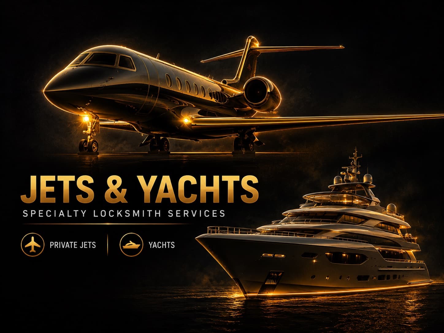 Servicios de cerrajería para jets y yates — cerrajero marino y de aviación en Tampa